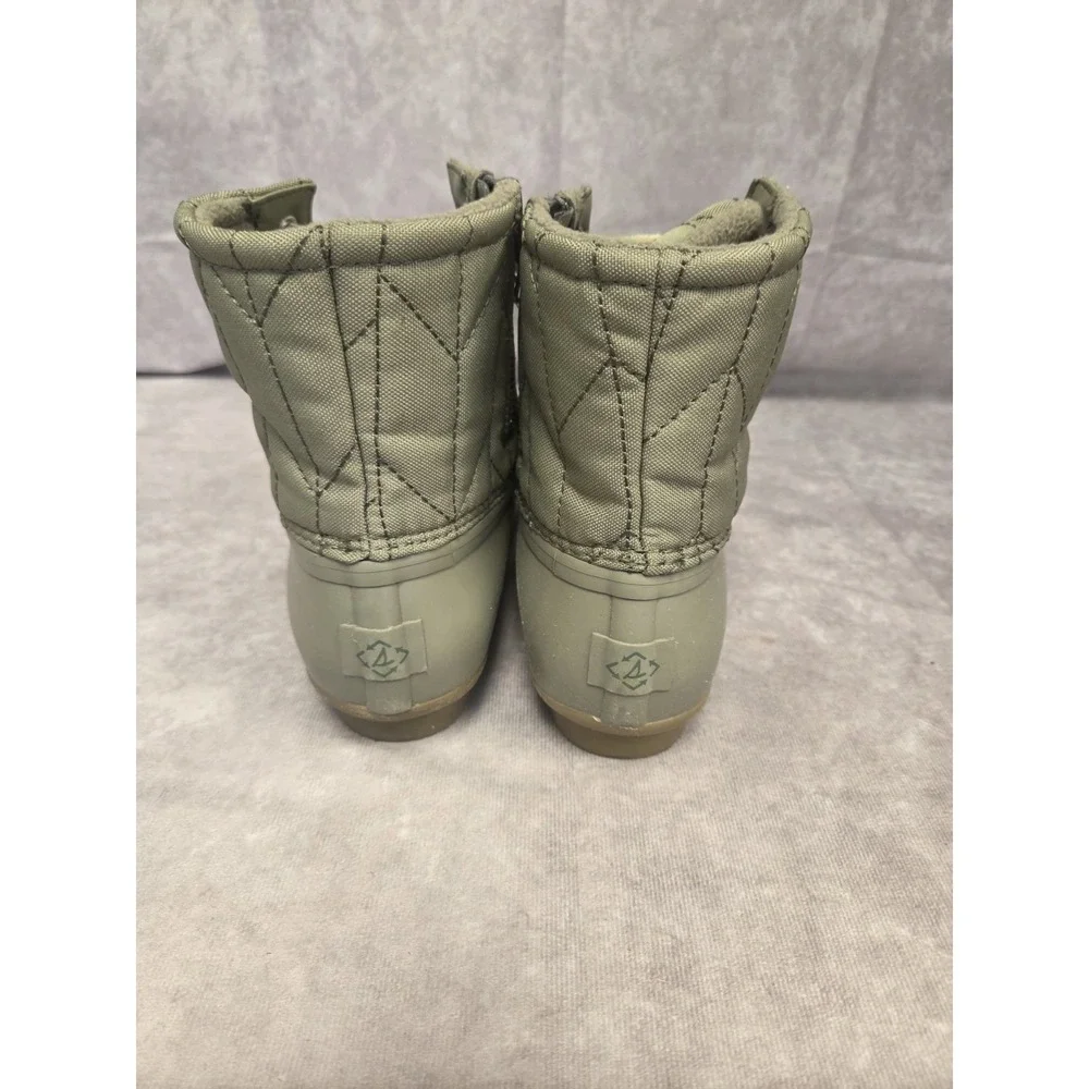 Sperry Womens-Size 8 ALL WEATHER BOOTS GREEN